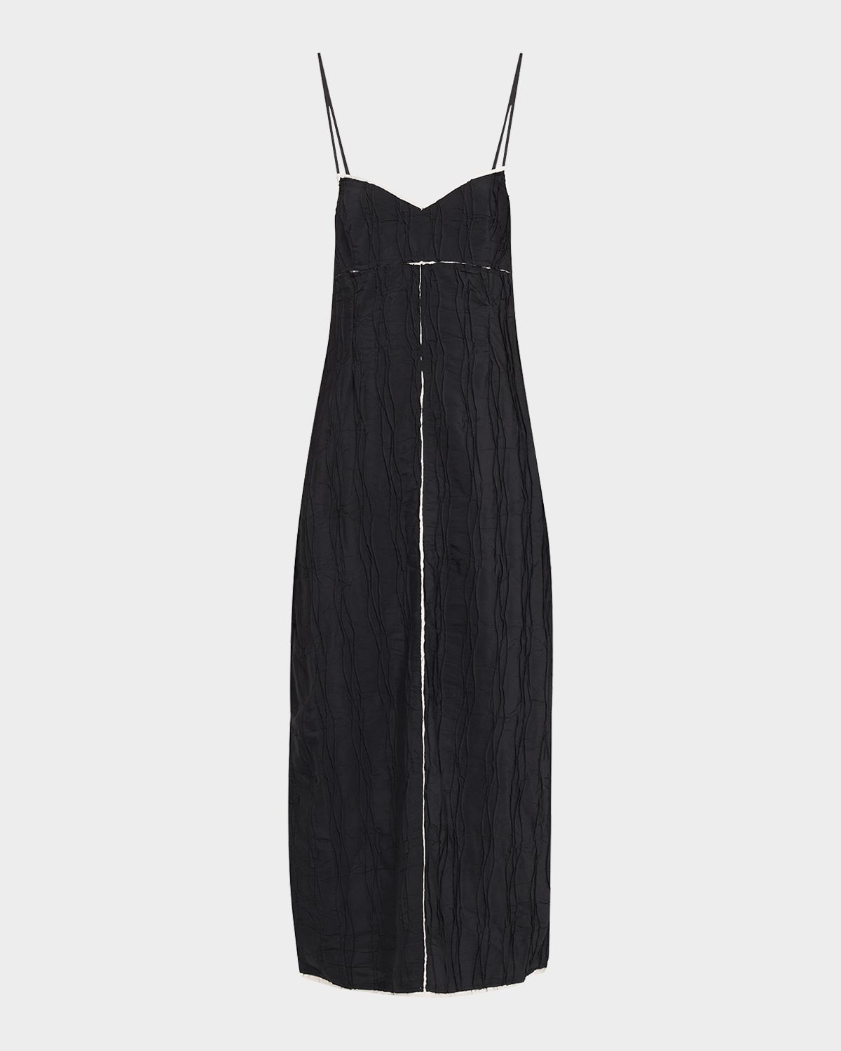 SIMKHAI Leah Textured Sleeveless Midi Dress