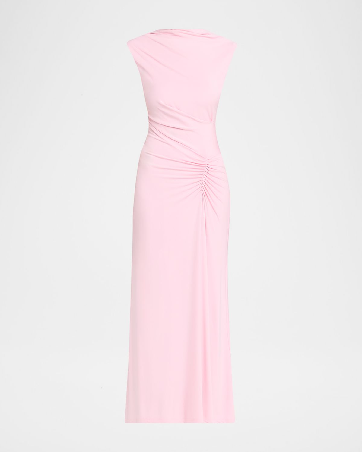 SIMKHAI Acacia Draped Jersey Midi Dress