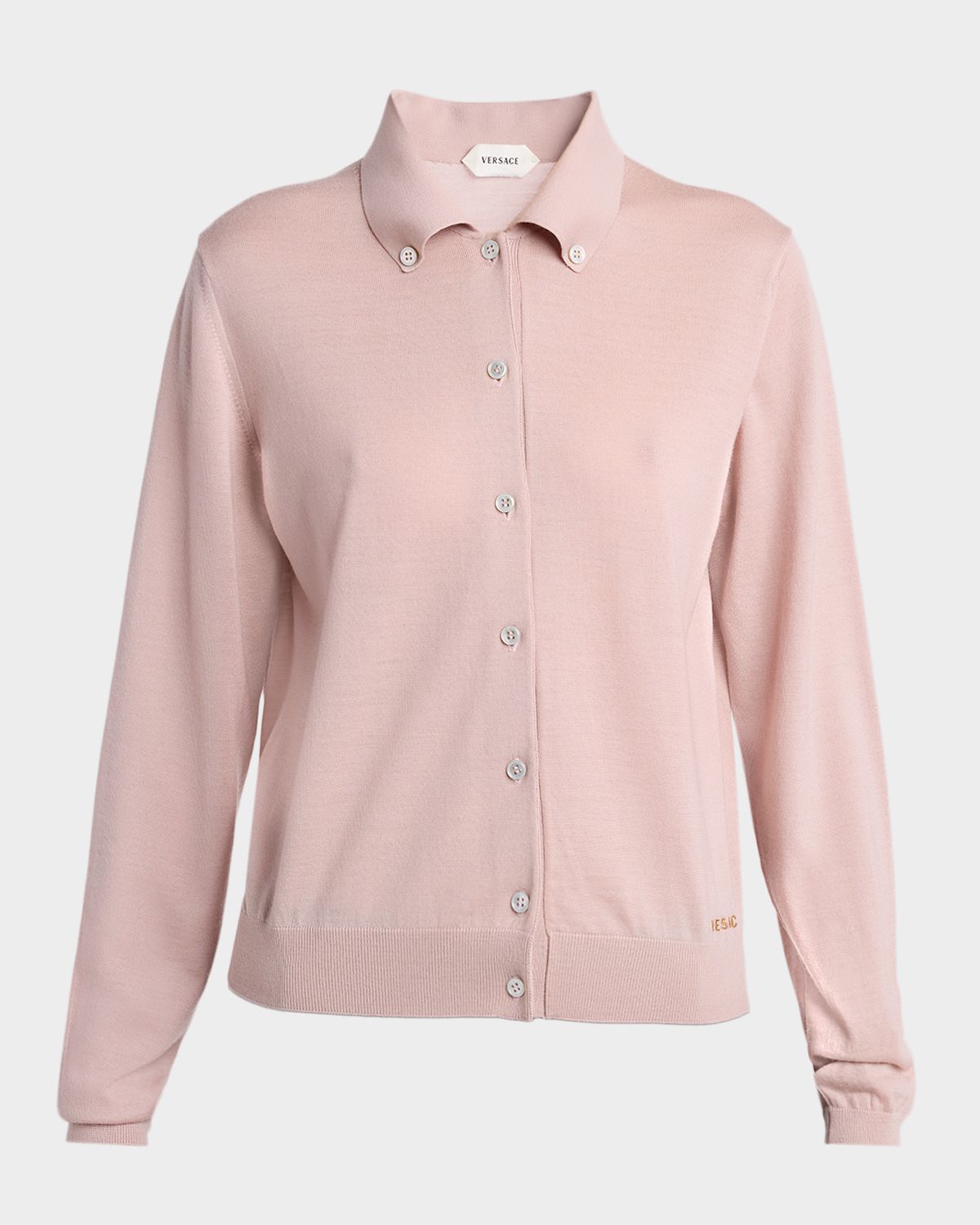 Versace Virgin Wool Knit Cardigan | Thumbnail 6 Versace Virgin Wool Knit Cardigan | Thumbnail 6