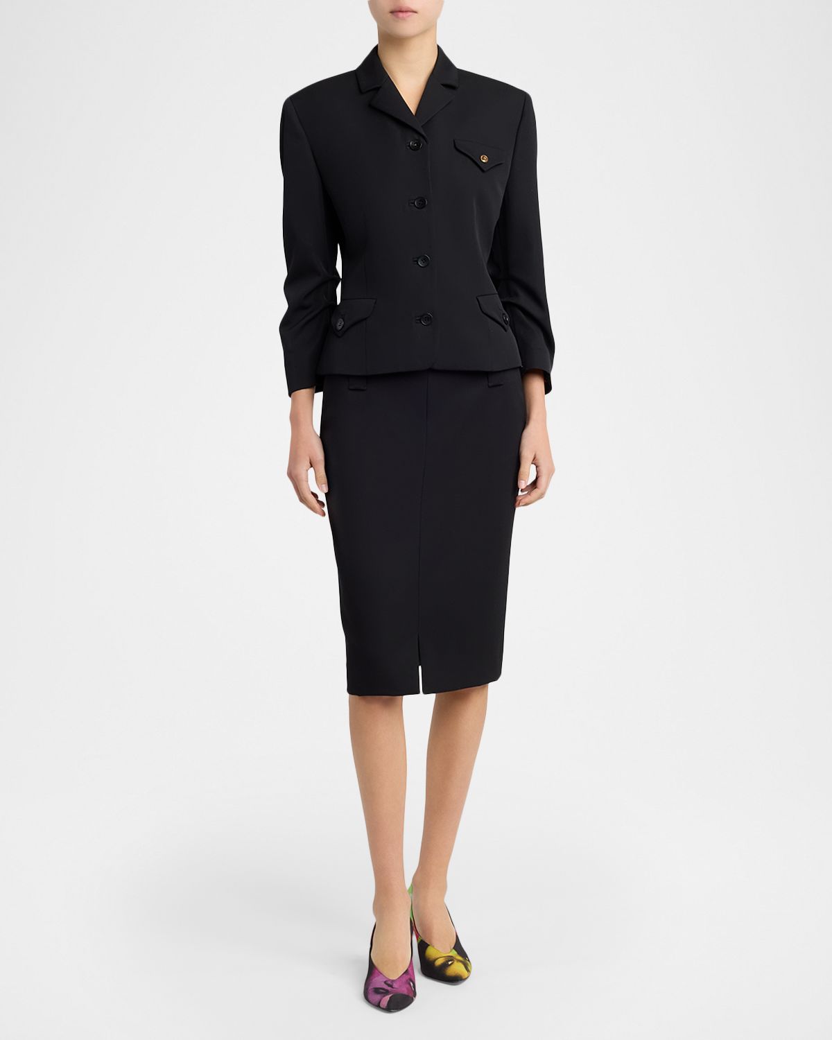 Versace Informal Single-Breasted Jacket