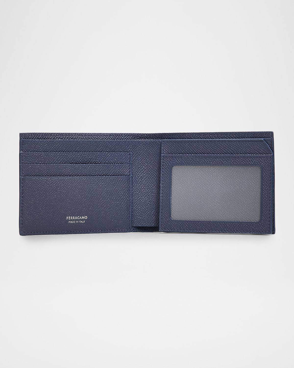 Ferragamo Men 's Leather Micro-Gancio Bifold Wallet | Thumbnail 3