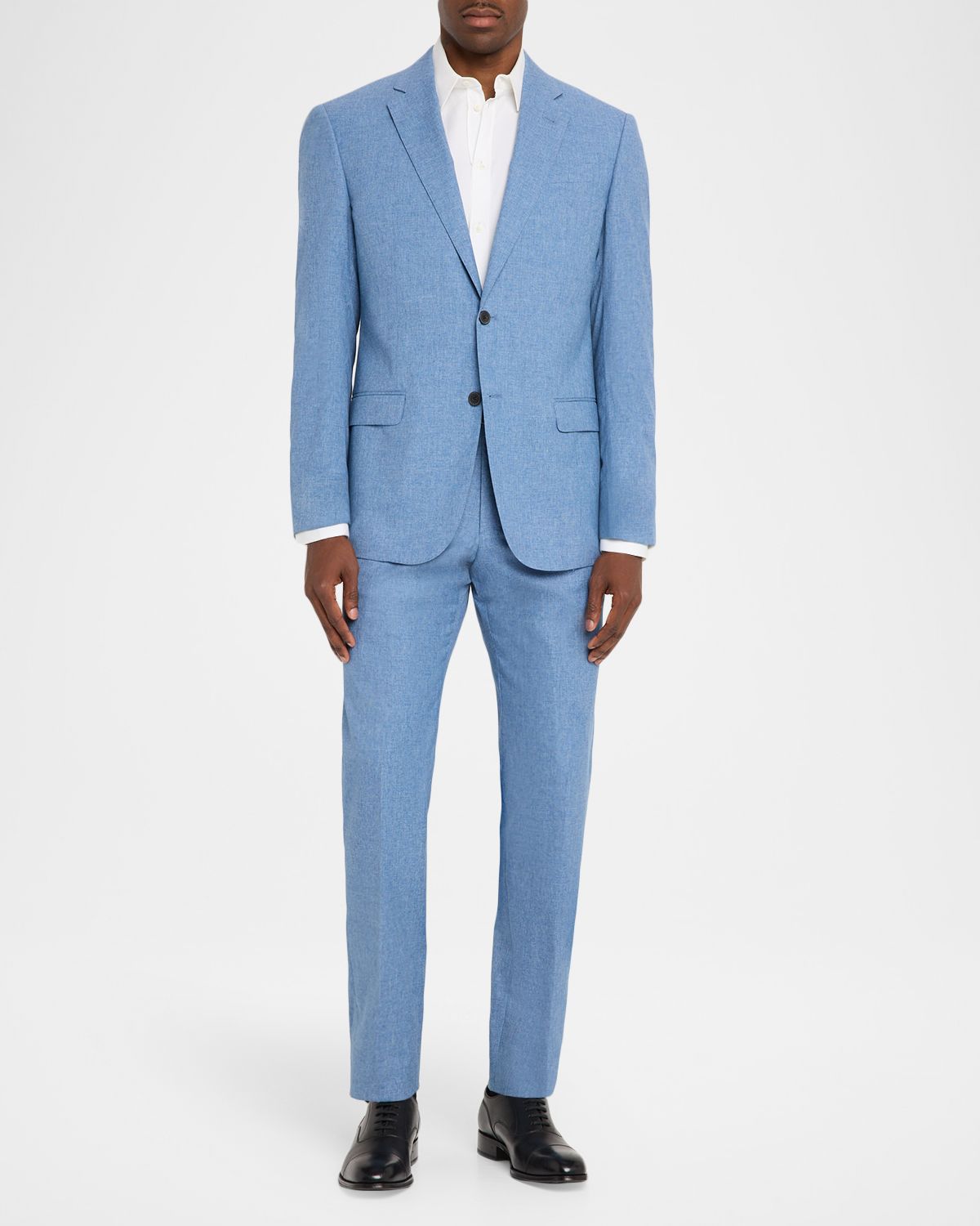 Emporio Armani Men 's Wool, Cotton and Silk Sharkskin Two-Piece Suit