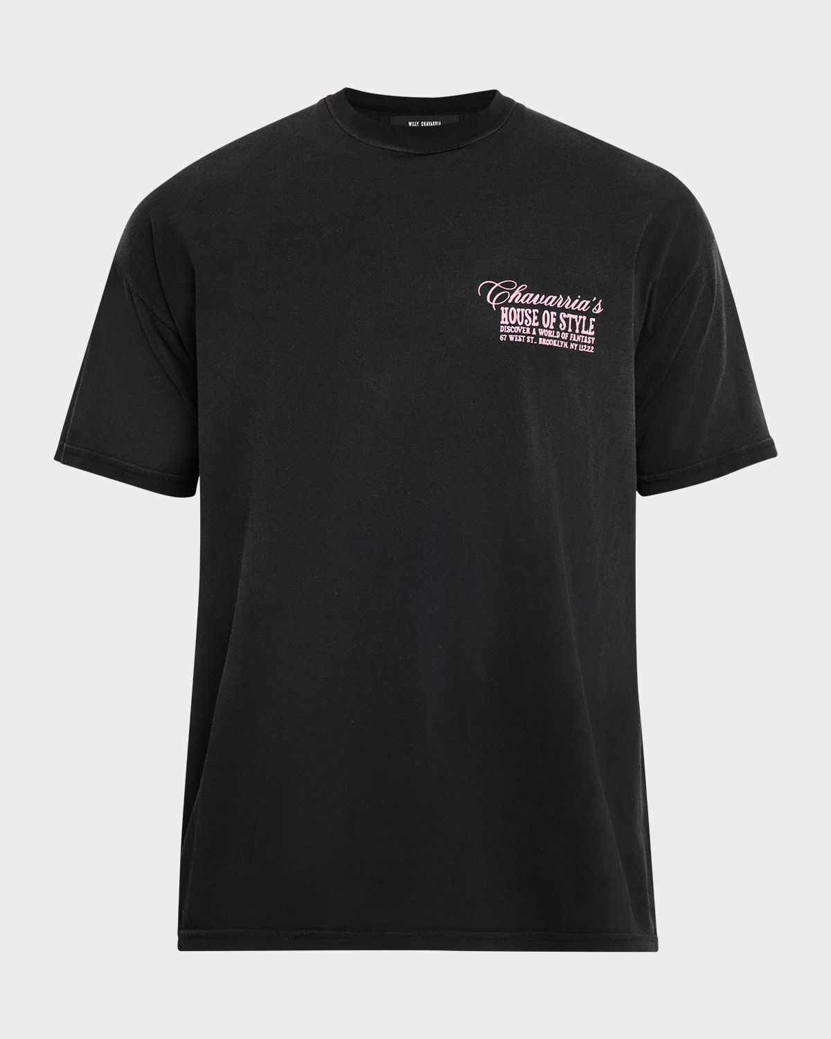 Willy Chavarria Men 's House of Style Cotton Graphic T-Shirt