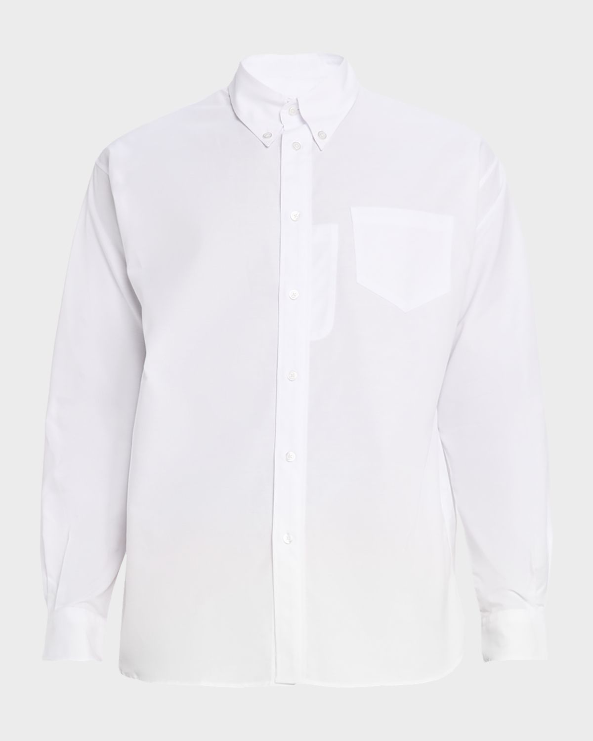 Willy Chavarria Men 's Veterano Cotton Chest-Pocket Sport Shirt | Thumbnail 6