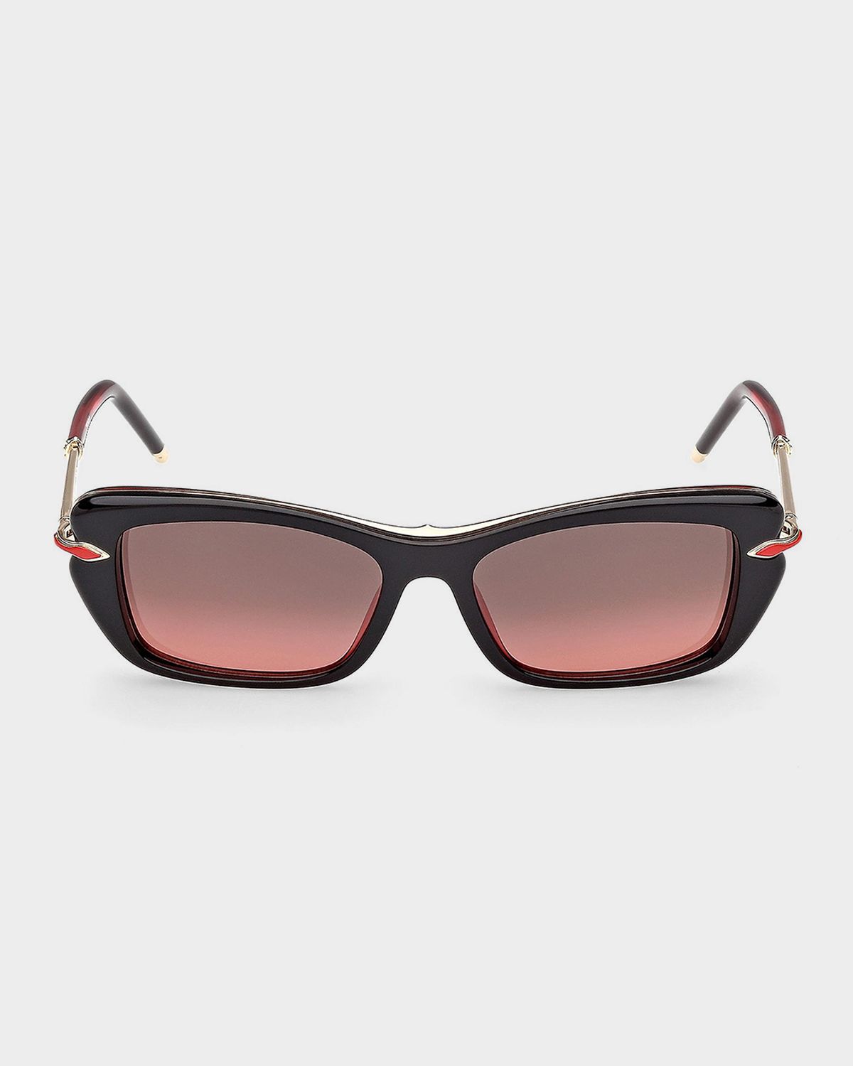 Christian Louboutin Hot Chick LB0036 53MM Rectangular Sunglasses