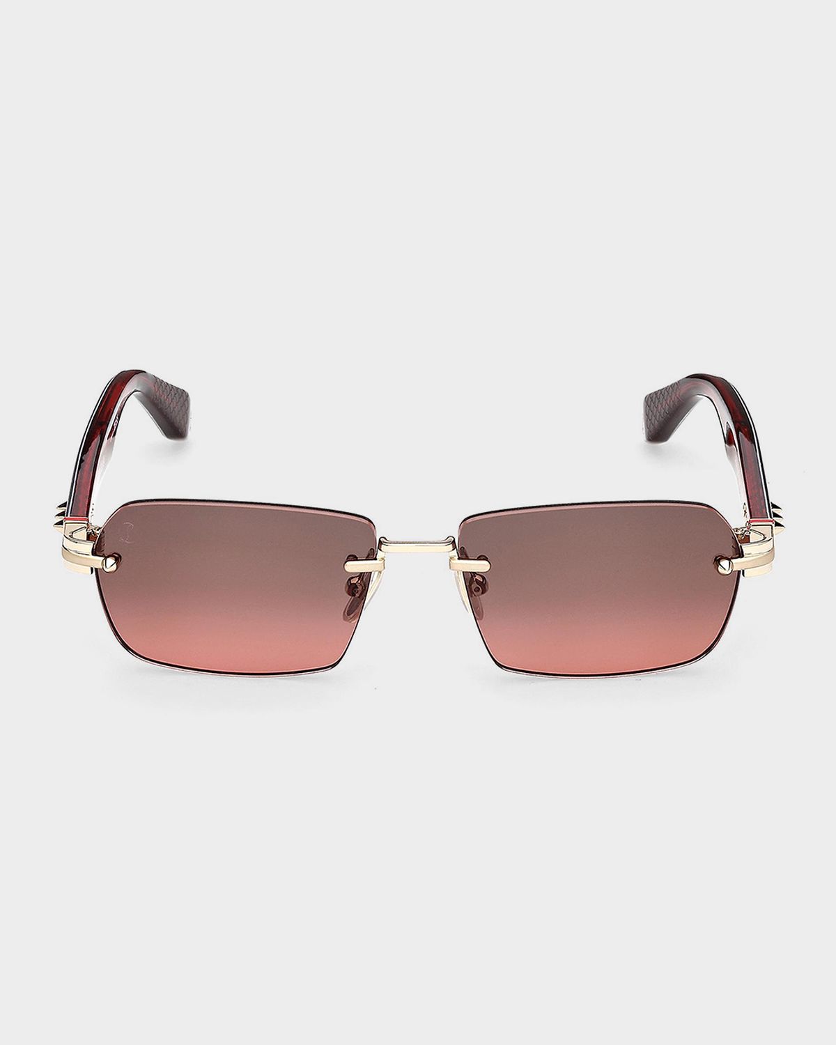 Christian Louboutin 56MM Rectangular Sunglasses