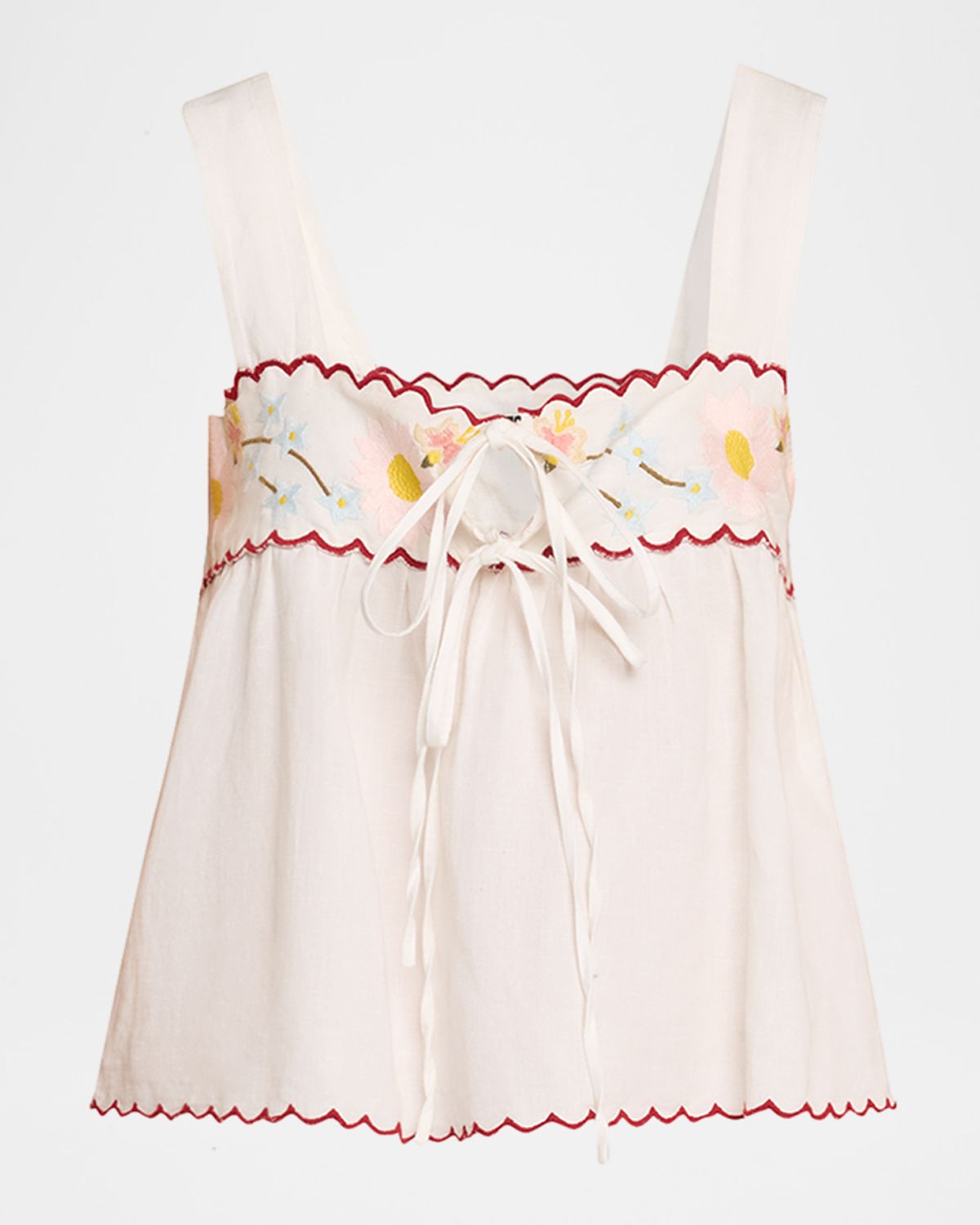 Ciao Lucia Ander Embroidered Cotton-Blend Top | Thumbnail 6 Ciao Lucia Ander Embroidered Cotton-Blend Top | Thumbnail 6