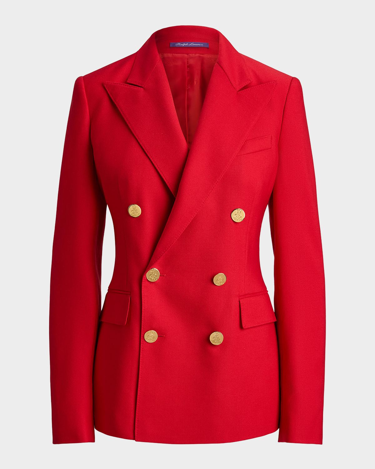 Ralph Lauren Camden Cashmere Twill Double-Breasted Jacket