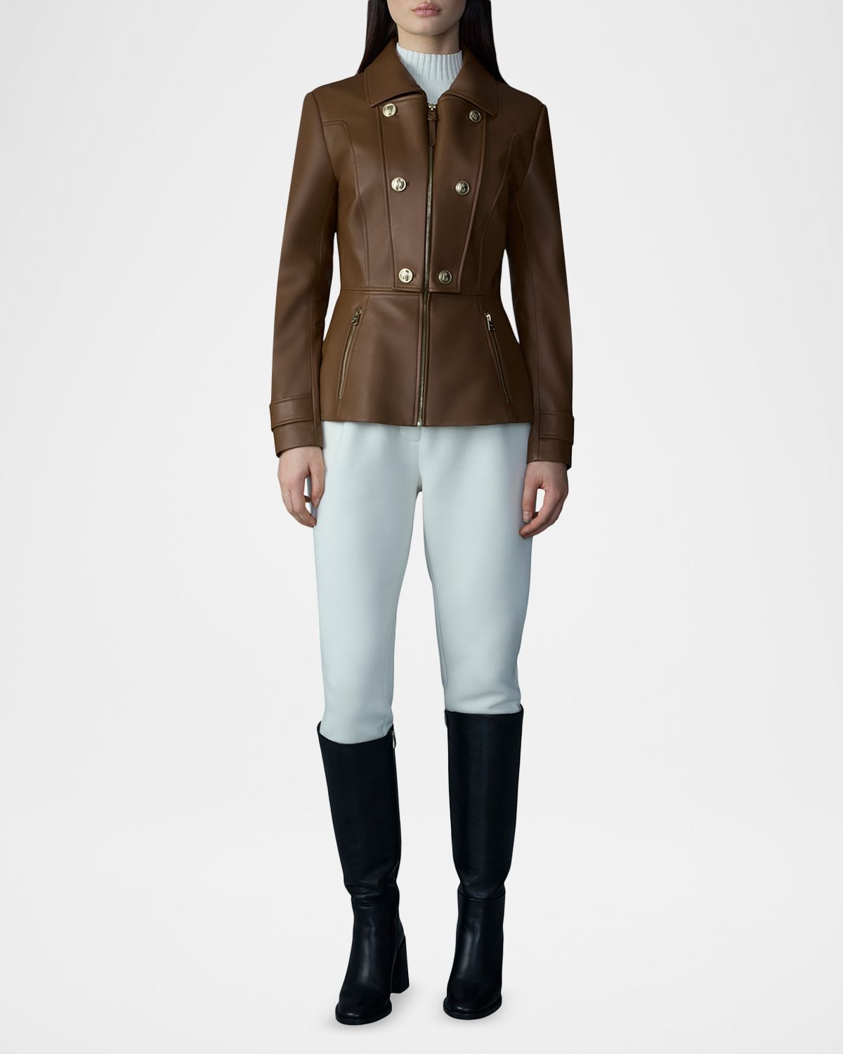 Mackage Agatha Quilted Mixed-Media Hooded Down Jacket | Thumbnail 5