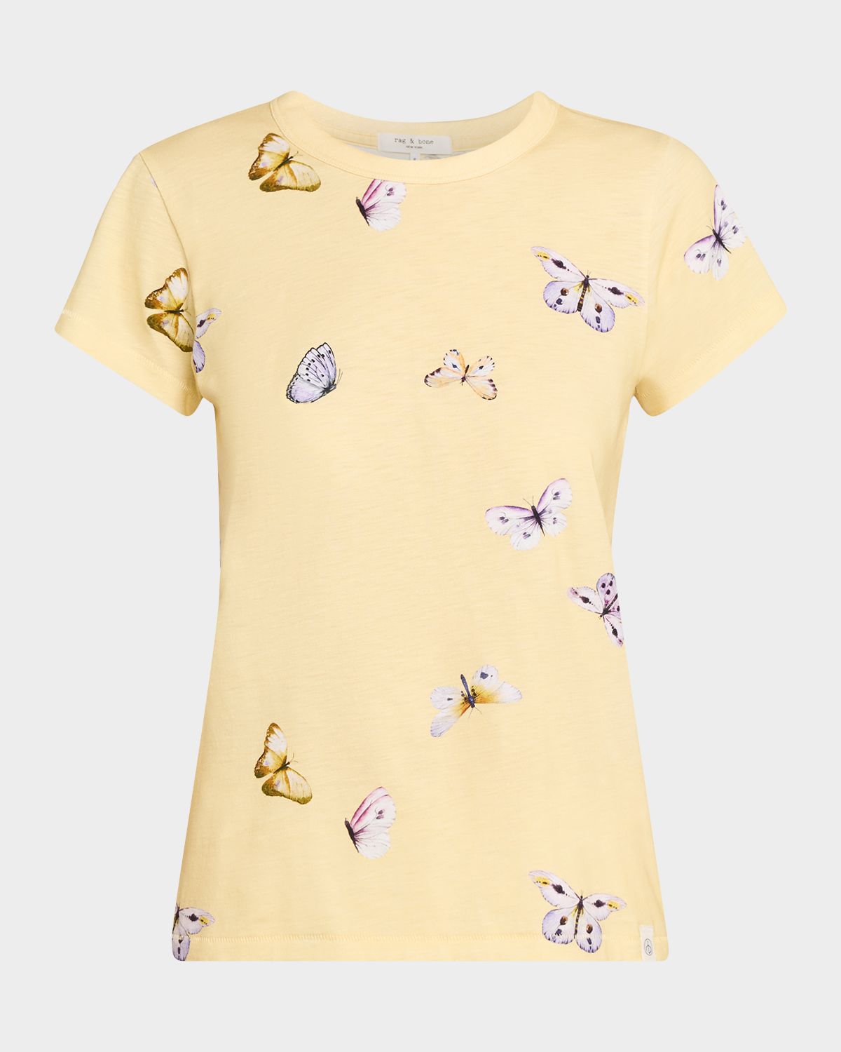 Rag & Bone All-Over Butterfly Graphic Tee