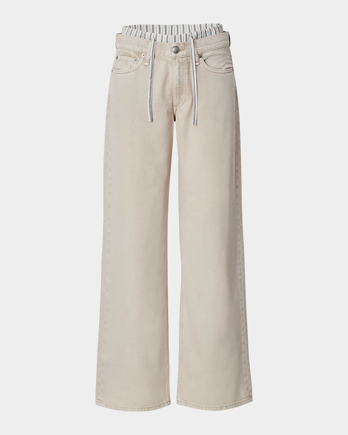 Rag & Bone Featherweight Saige Low-Rise Relaxed Straight Boxer Jeans