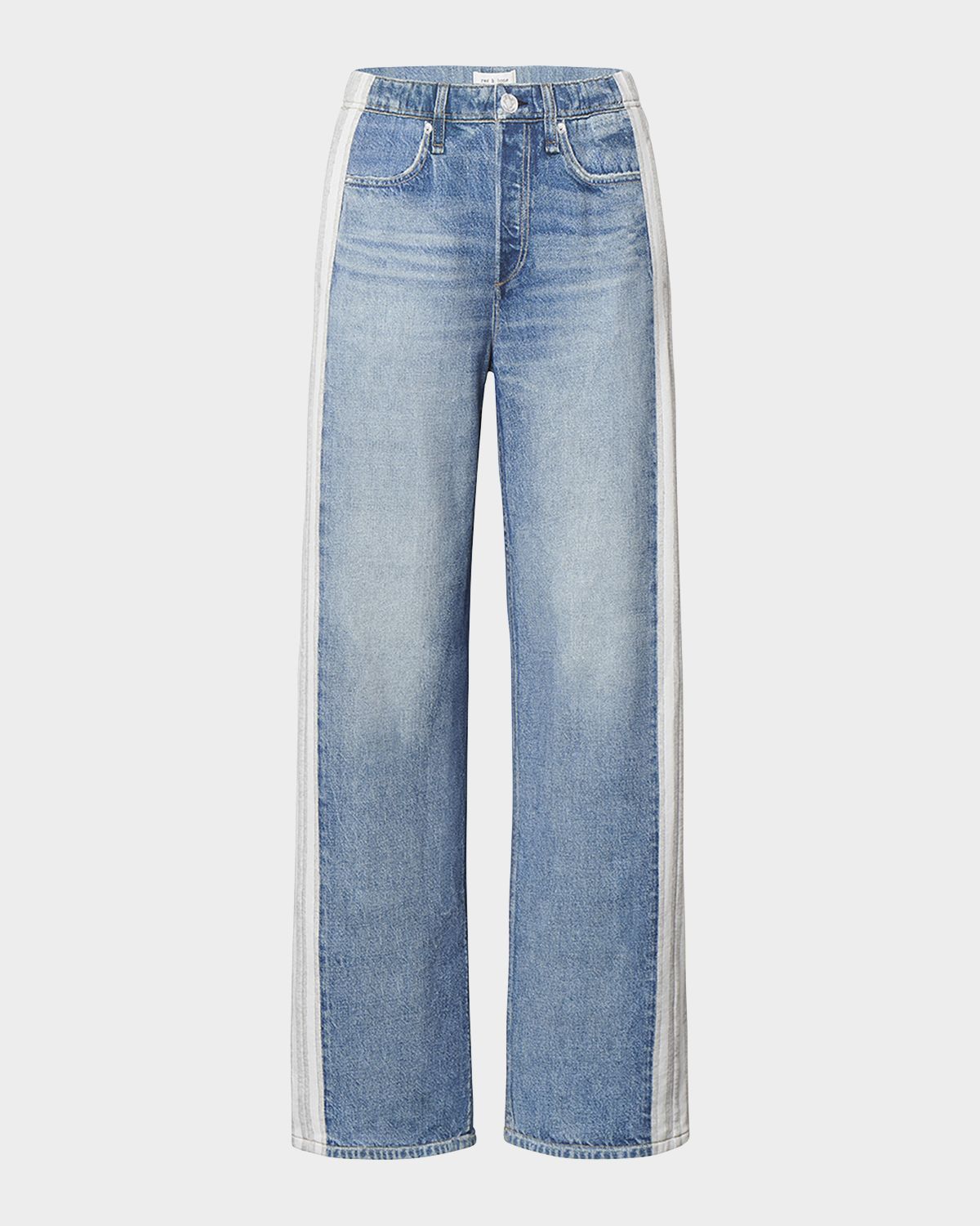 Rag & Bone rb Miramar Terry Wide-Leg Track Jeans