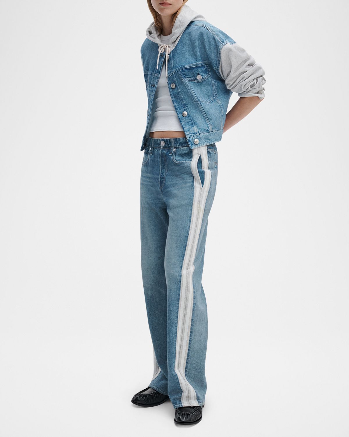 Rag & Bone rb Miramar Cotton-Terry Hoodie