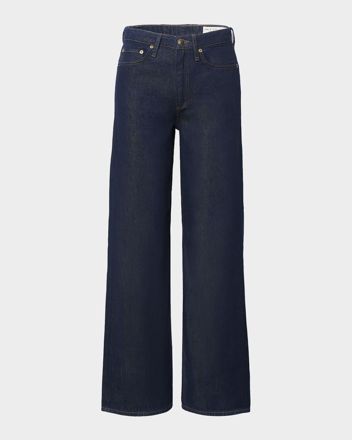 Rag & Bone Featherweight Logan Mid-Rise Wide Jeans
