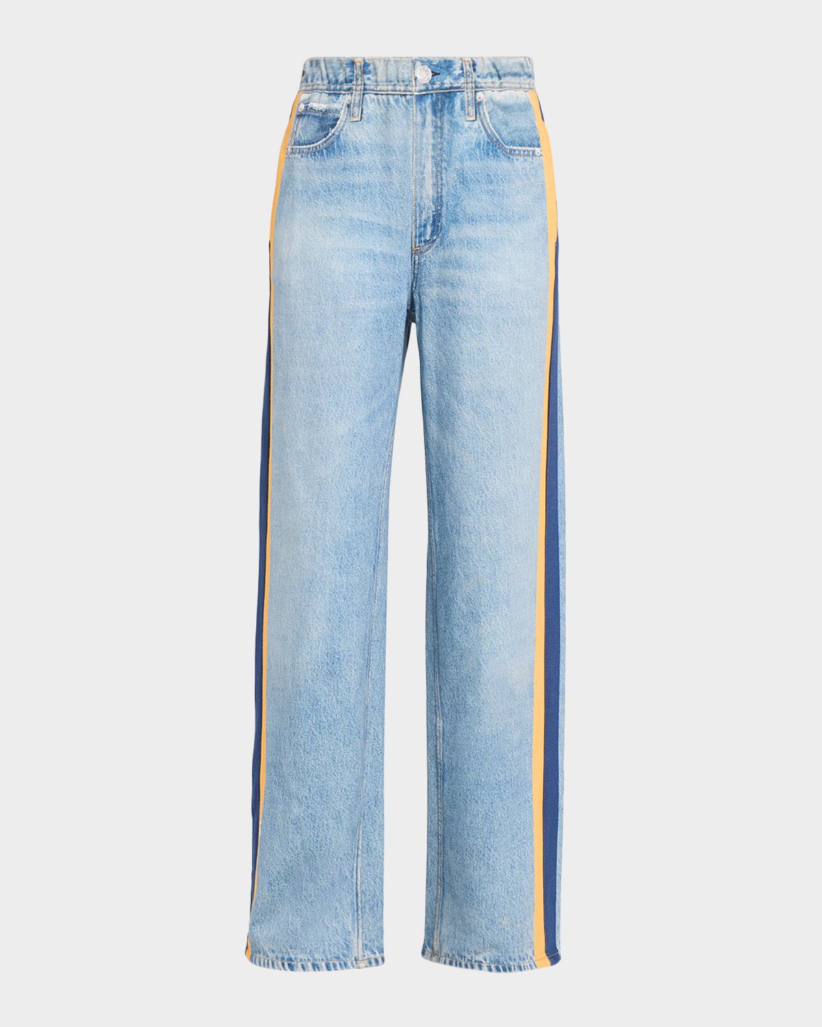 Rag & Bone rb Miramar Terry Wide-Leg Track Jeans