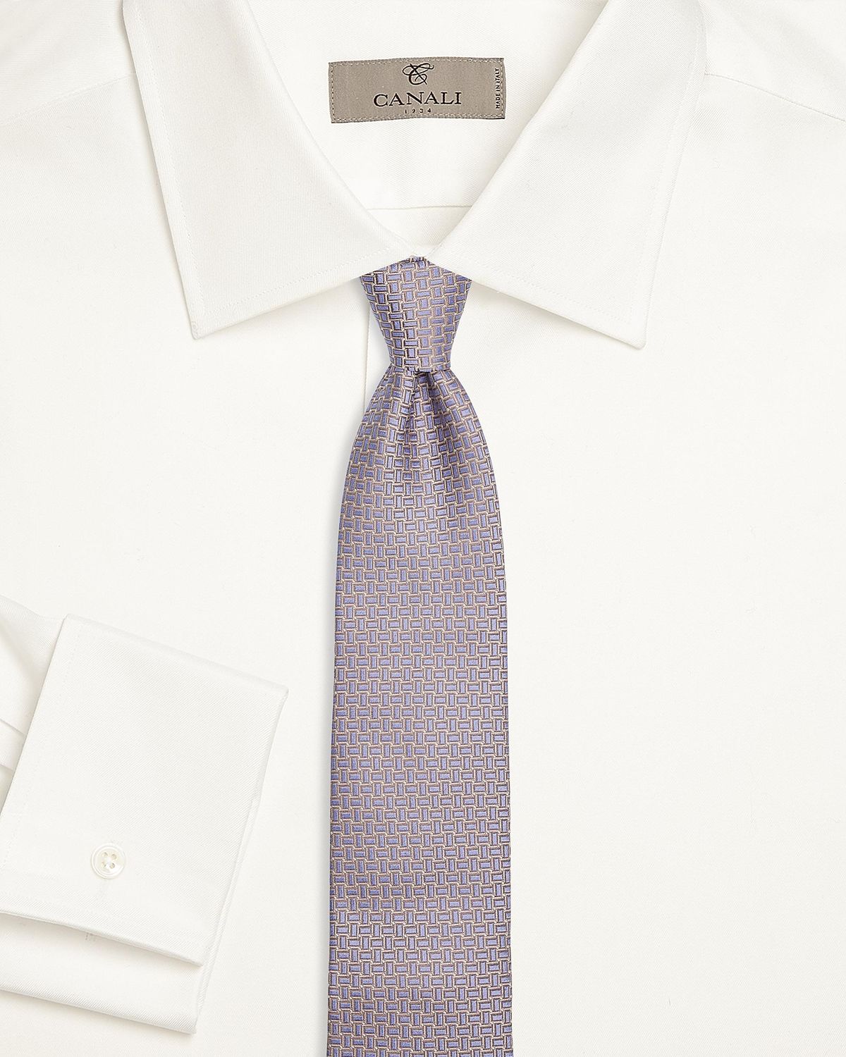 Canali Men 's Woven Silk Tie | Thumbnail 5