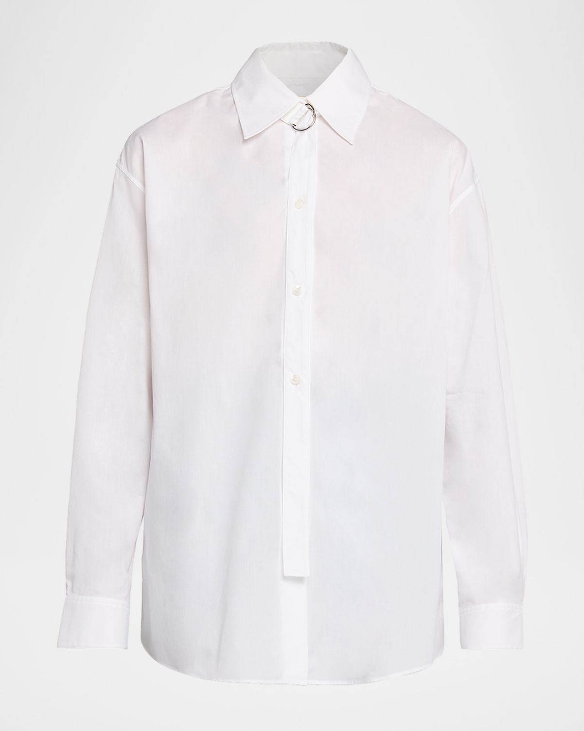 Marni D-Ring Strap Cotton Poplin Button-Down Shirt | Thumbnail 6 Marni D-Ring Strap Cotton Poplin Button-Down Shirt | Thumbnail 6