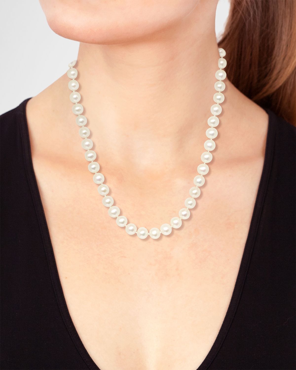 Neiman Marcus 18K Yellow Gold Freshwater Pearl Strand Necklace, 18"L