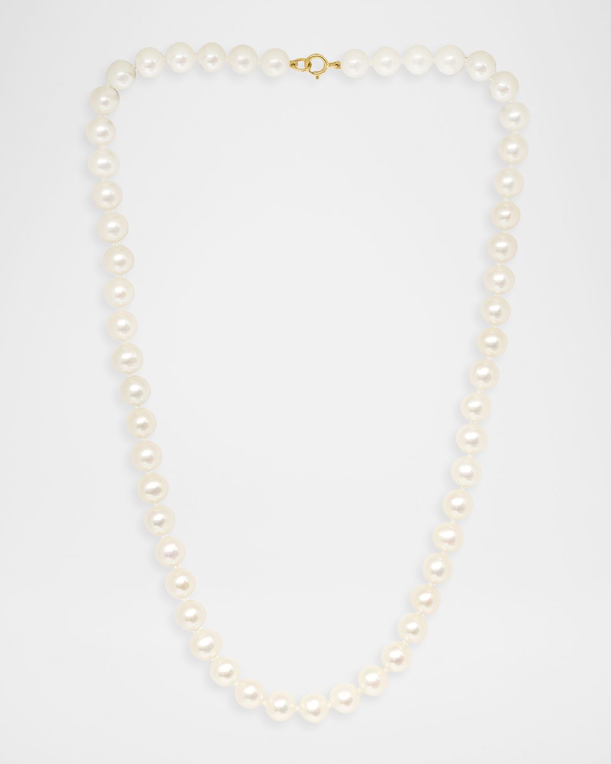 Neiman Marcus 18K Yellow Gold Freshwater Pearl Strand Necklace, 18"L