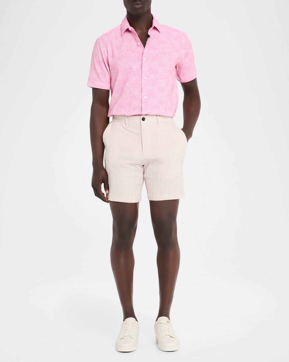 Robert Graham Men 's Fornillo Coupe Jacquard Seersucker Shorts