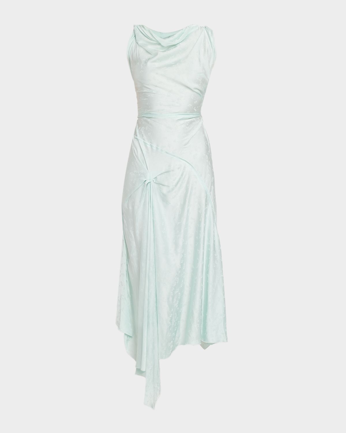 Victoria Beckham Posy Sleeveless Draped Midi Dress
