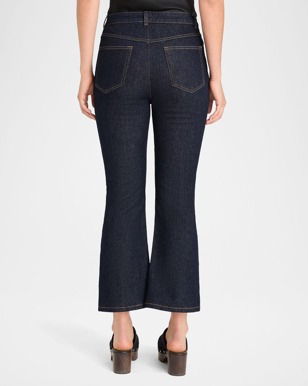 Cinq a Sept Stevie Cropped Kick-Flare Jeans