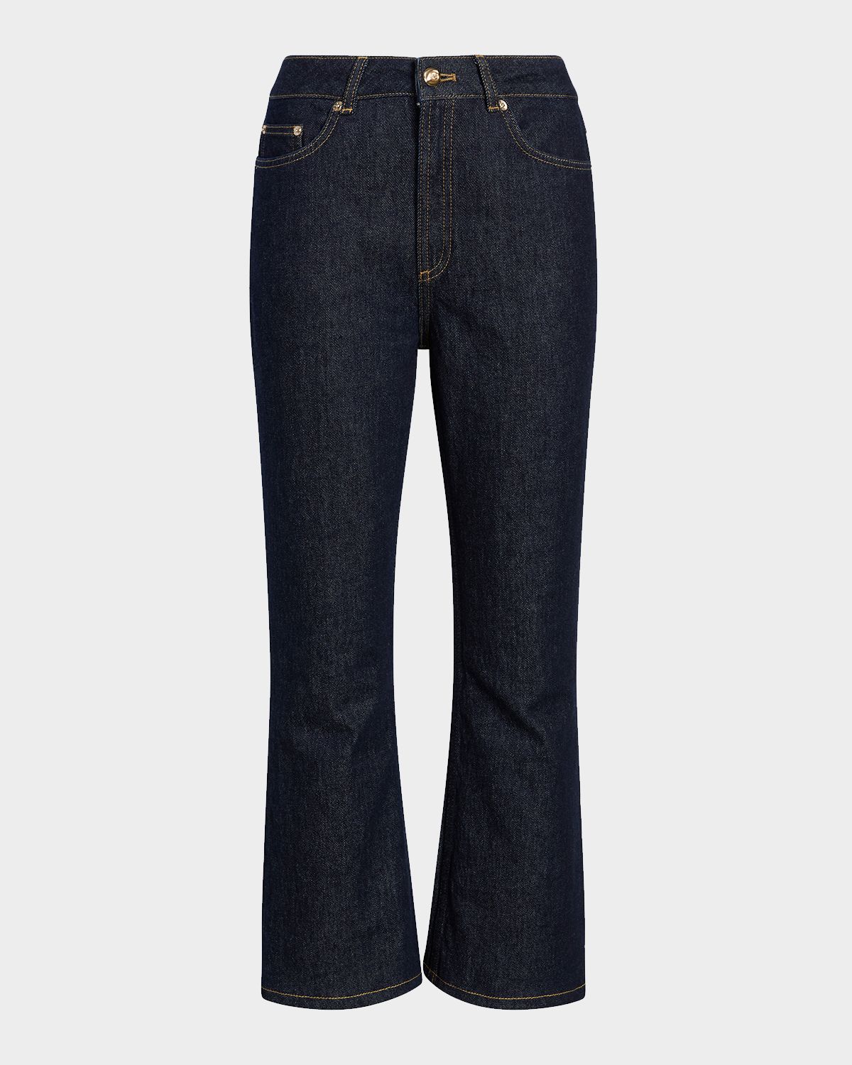 Cinq a Sept Stevie Cropped Kick-Flare Jeans
