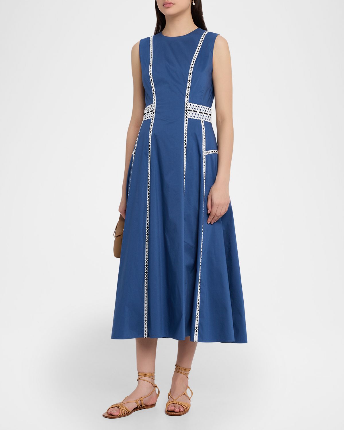Tanya Taylor Sloane Embroidered Midi Dress | Thumbnail 4