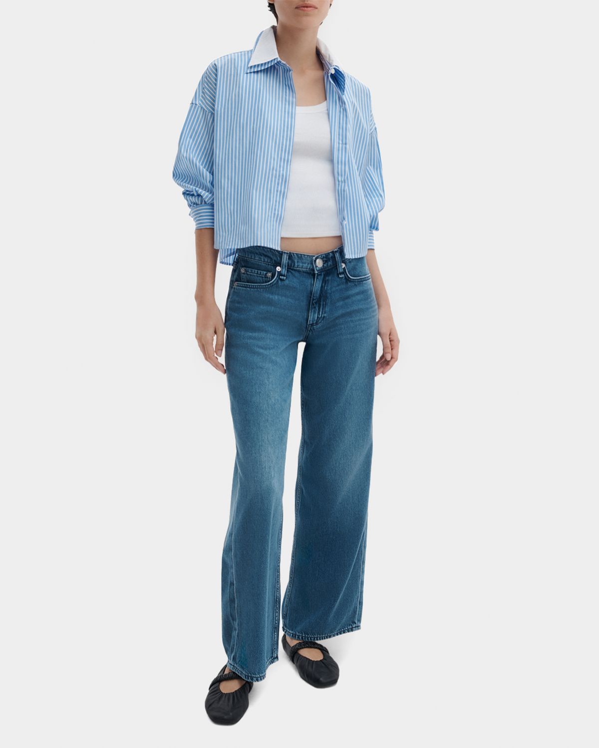Rag & Bone Featherweight Saige Relaxed Straight Ankle Jeans
