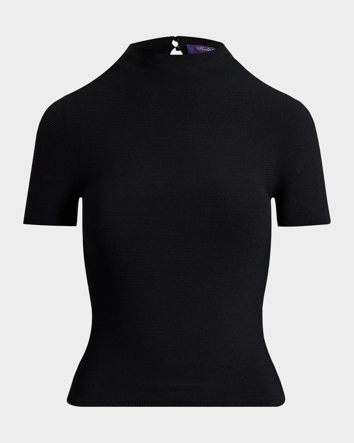Ralph Lauren Collection Stretch Viscose Short-Sleeve T-Shirt