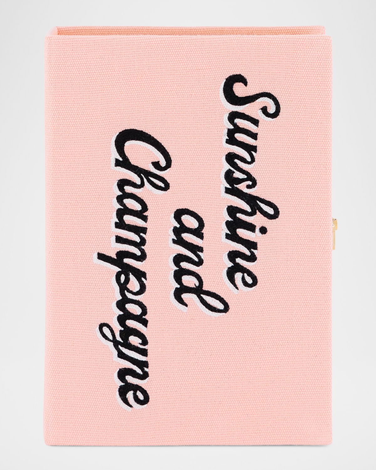 Olympia Le-Tan Sunshine And Champagne Appliqué Clutch Bag