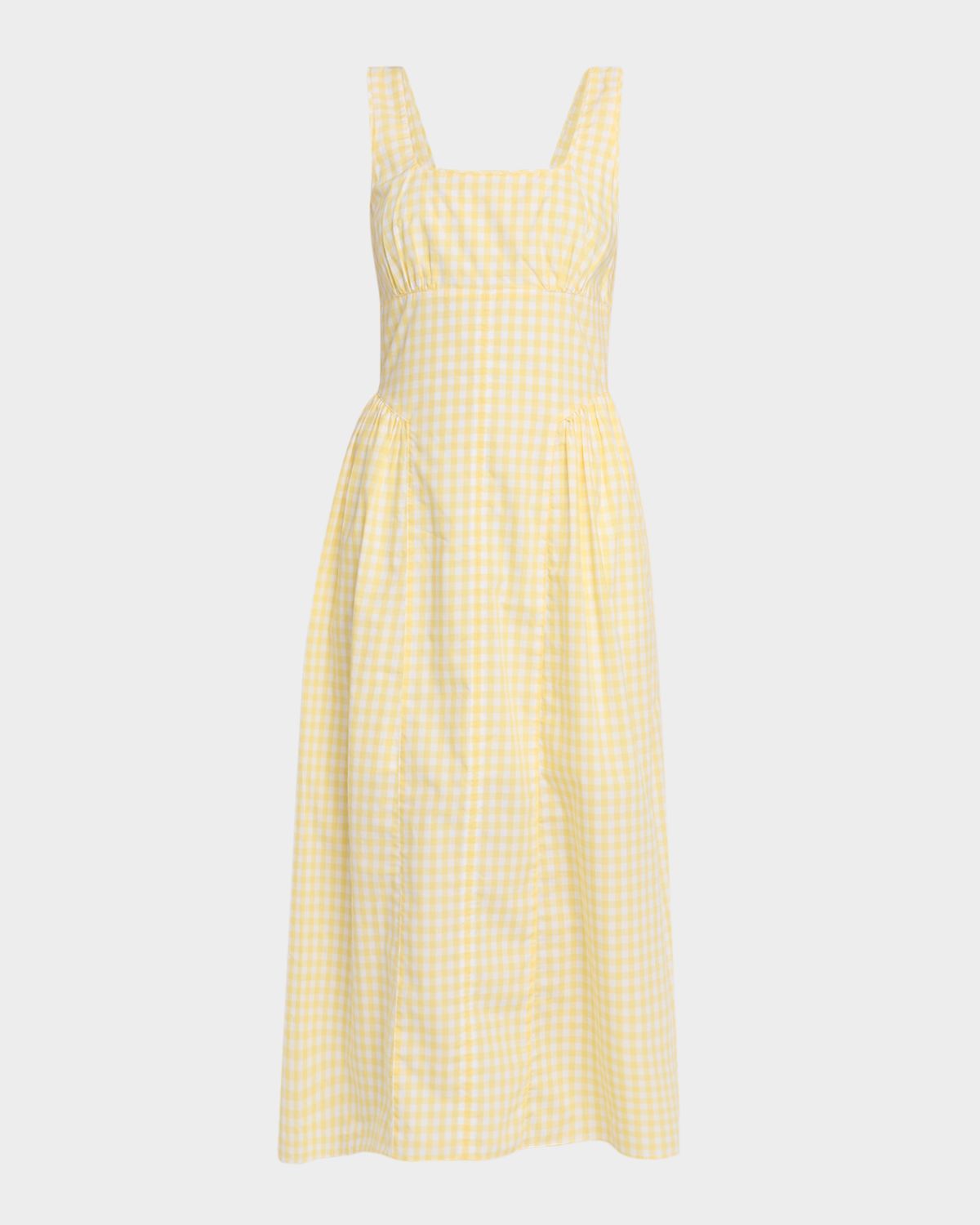 Tanya Taylor Cadence Gingham Midi Dress