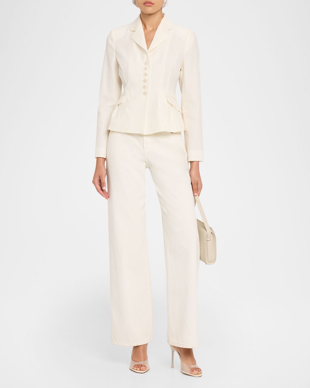 RUADH The Blair Slim Wool-Silk Jacket - Women's Clothing