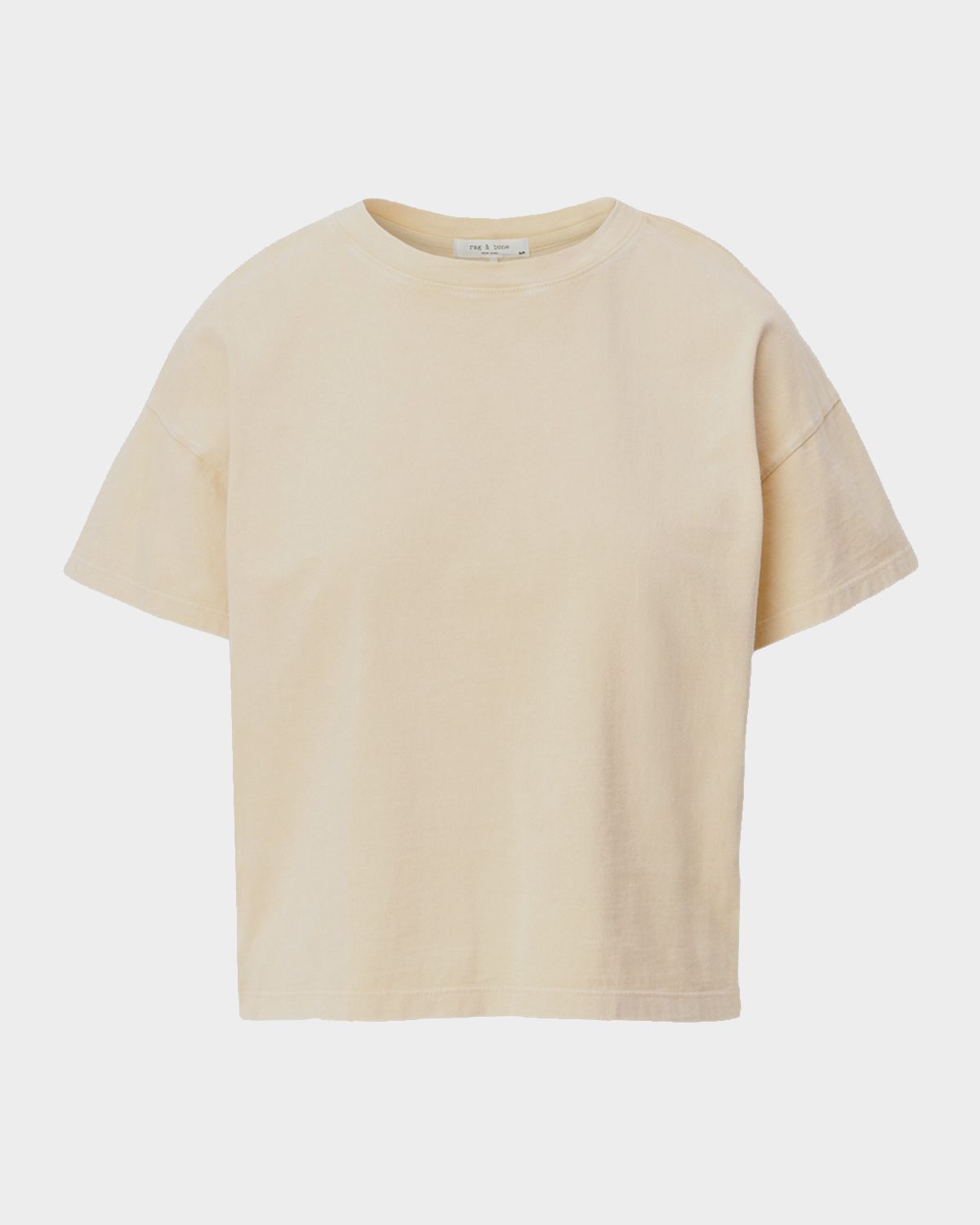 Rag & Bone Boxy Washed Cotton Tee