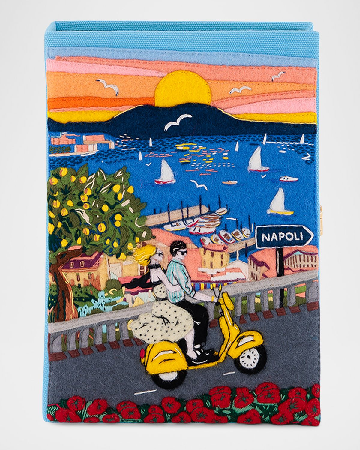 Olympia Le-Tan Napoli Book Clutch