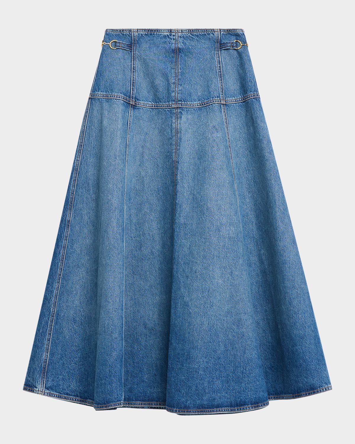 Ulla Johnson Brigette Denim Midi Skirt | Thumbnail 6 Ulla Johnson Brigette Denim Midi Skirt | Thumbnail 6
