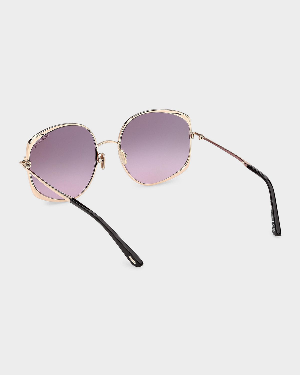 TOM FORD Abbey 58MM Geometric Sunglasses