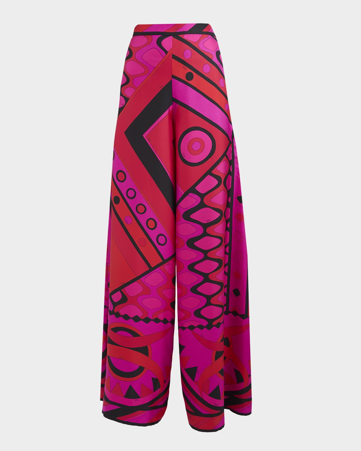 Pucci Vivara Silk Twill Wide-Leg Pants | Thumbnail 6