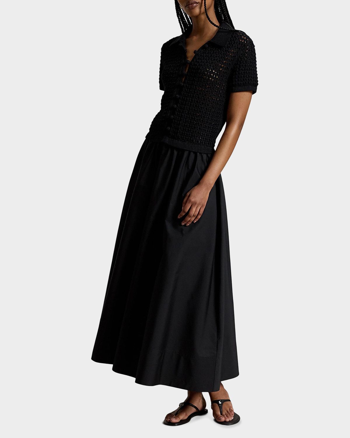 Polo Ralph Lauren Knit-Bodice Cotton Dress | Thumbnail 5 Polo Ralph Lauren Knit-Bodice Cotton Dress | Thumbnail 5