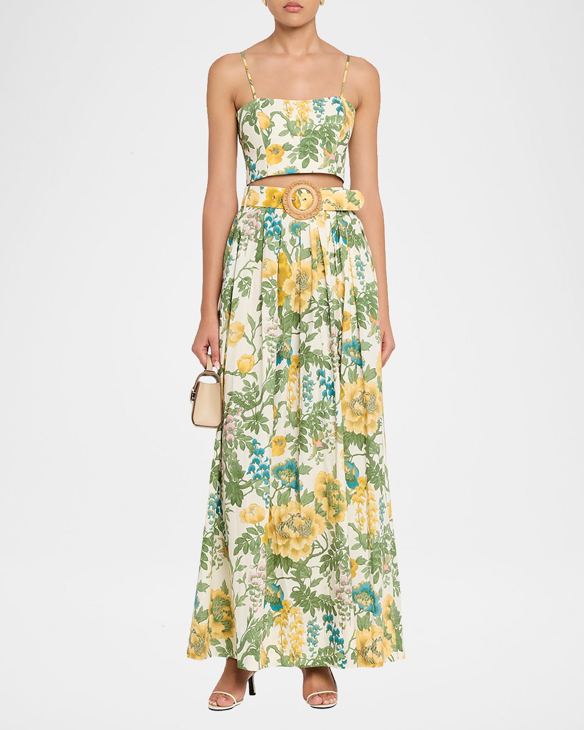 Cara Cara Greenfield Belted Cotton Maxi Skirt | Thumbnail 2 Cara Cara Greenfield Belted Cotton Maxi Skirt | Thumbnail 2