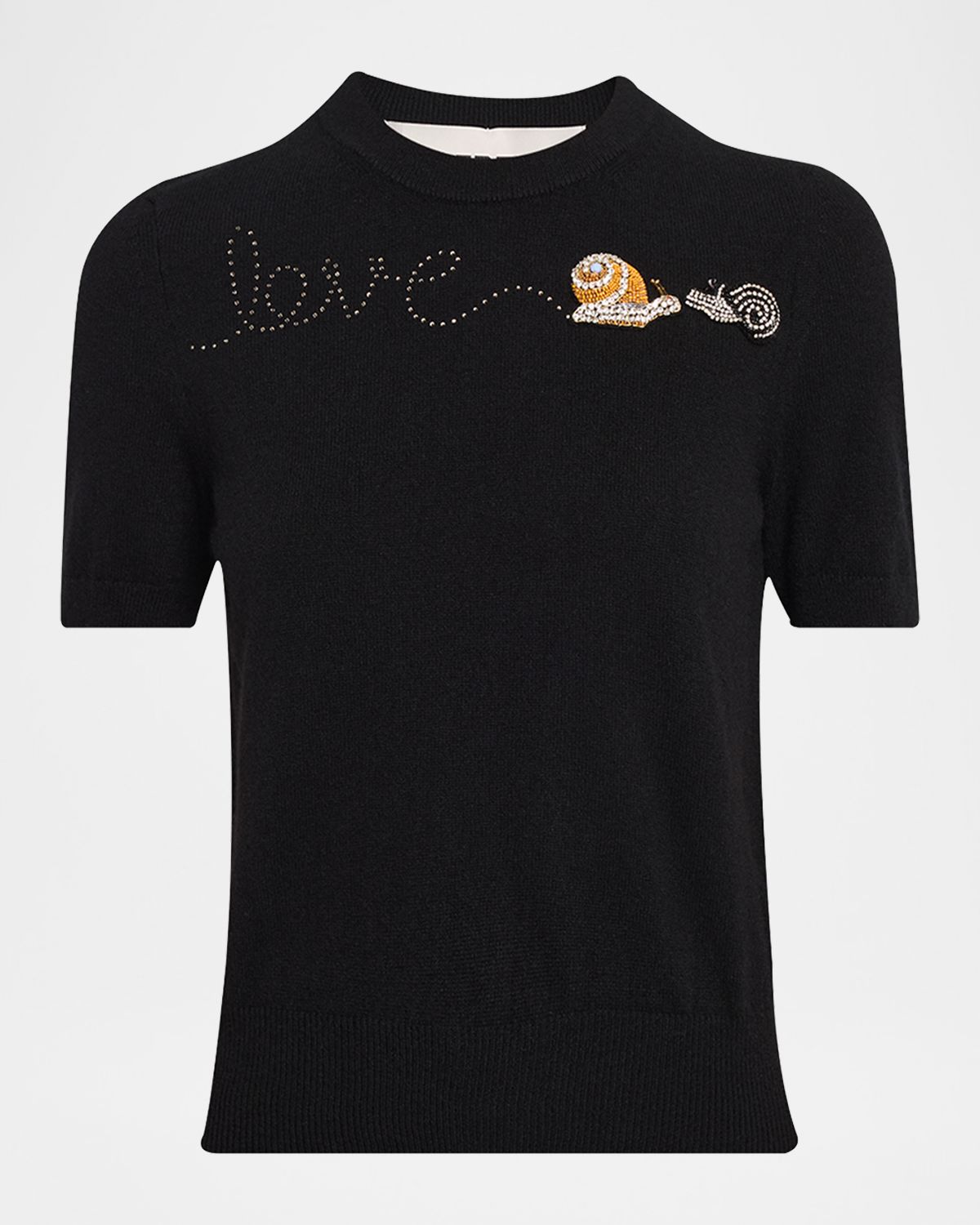 Libertine Snail Love Short-Sleeve Cashmere Sweater | Thumbnail 6 Libertine Snail Love Short-Sleeve Cashmere Sweater | Thumbnail 6
