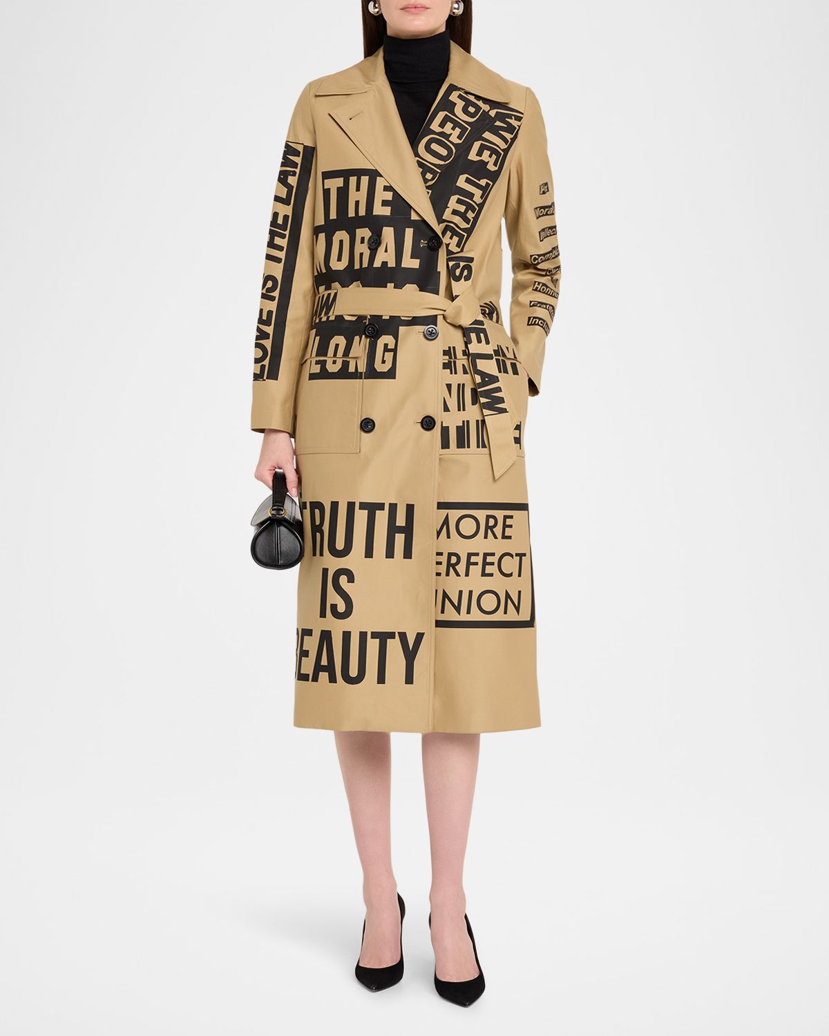 Libertine Democracy Lean Trench Coat