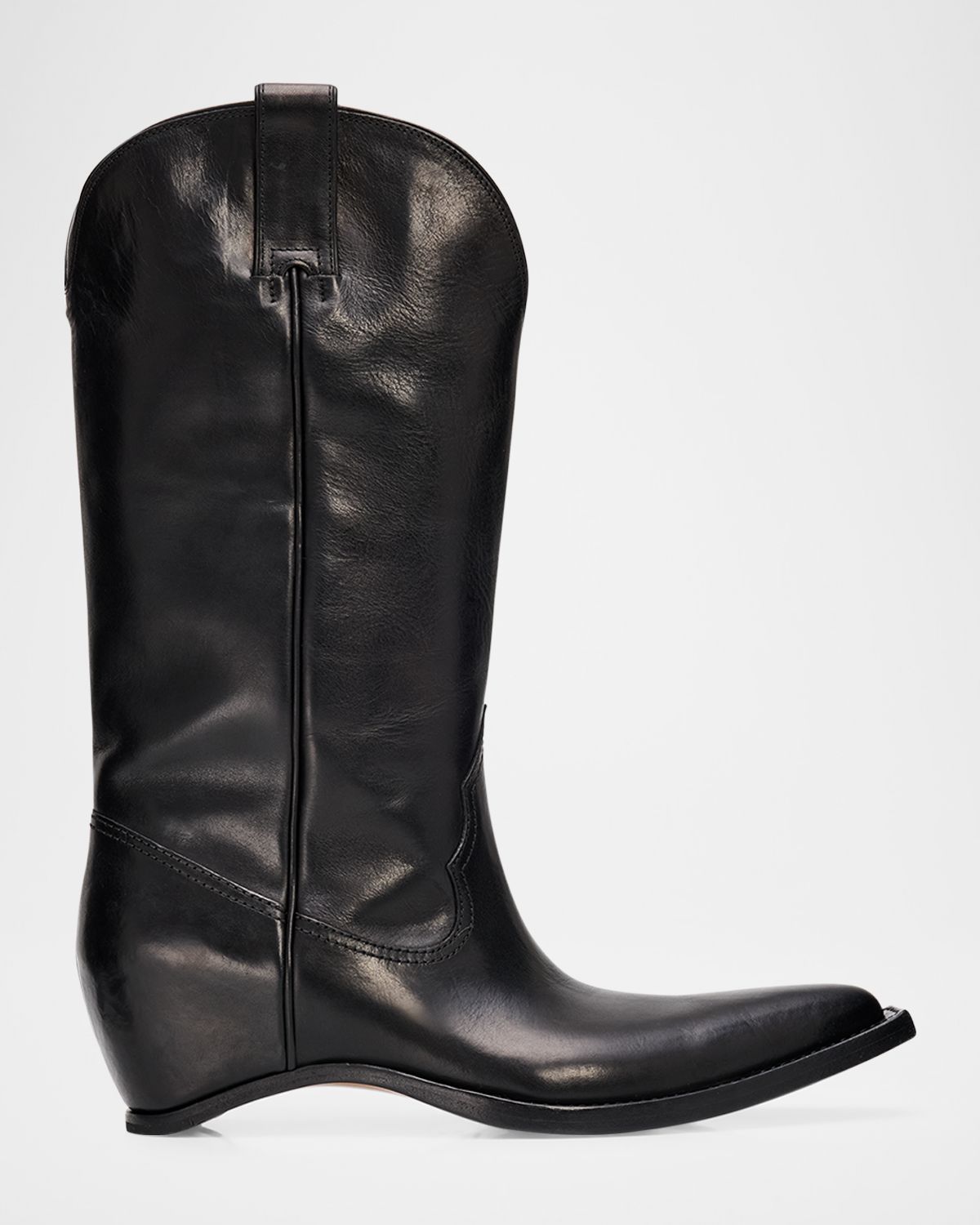 Maison Margiela Heel-Less Leather Cowboy Boots | Thumbnail 8
