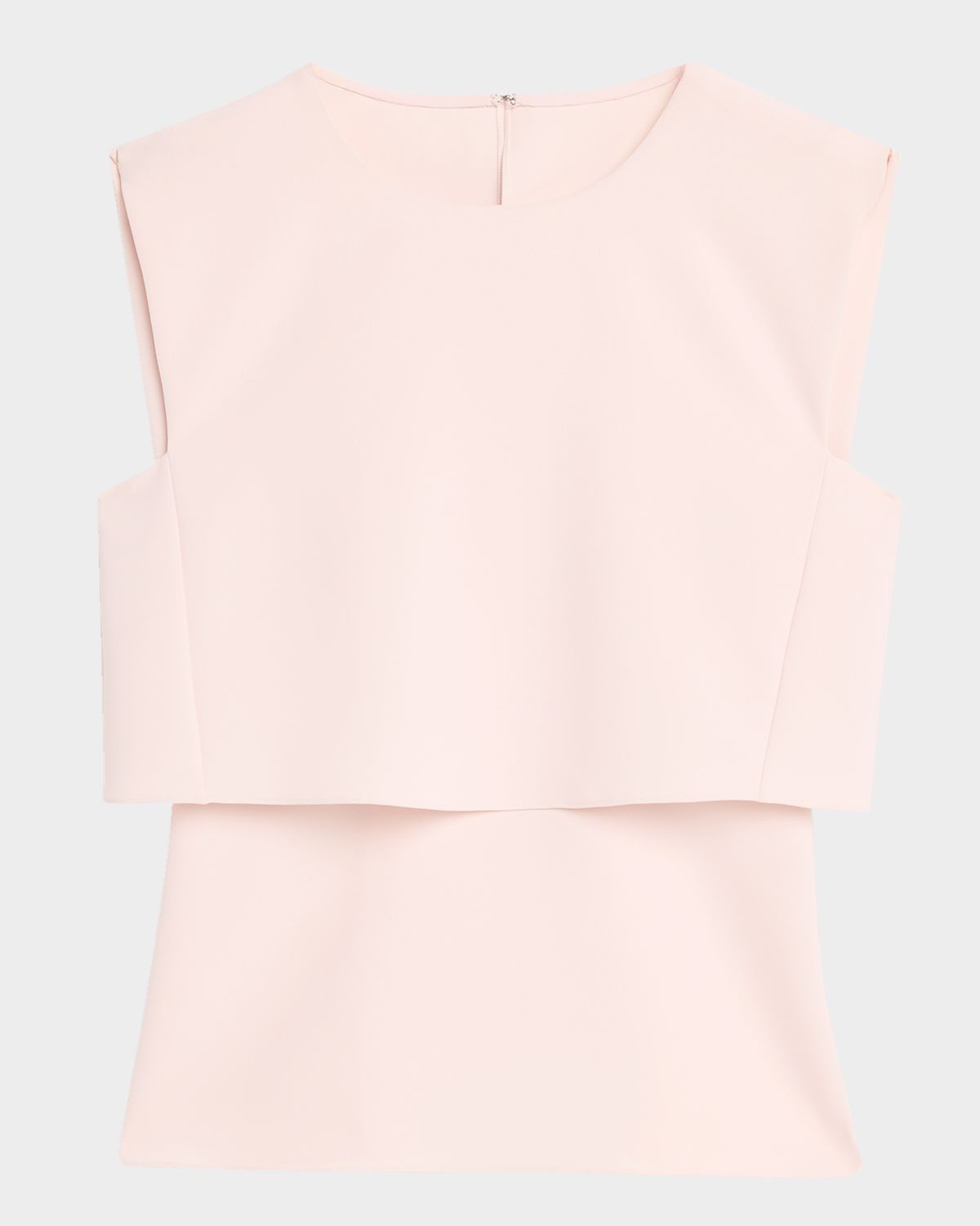 Prabal Gurung Fold Layered Crepe Sleeveless Top | Thumbnail 6 Prabal Gurung Fold Layered Crepe Sleeveless Top | Thumbnail 6