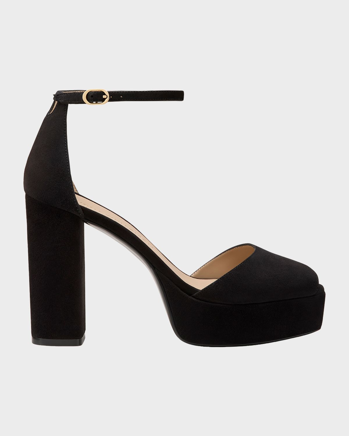 Stuart Weitzman 110mm Sabrina Suede Platform Sandals