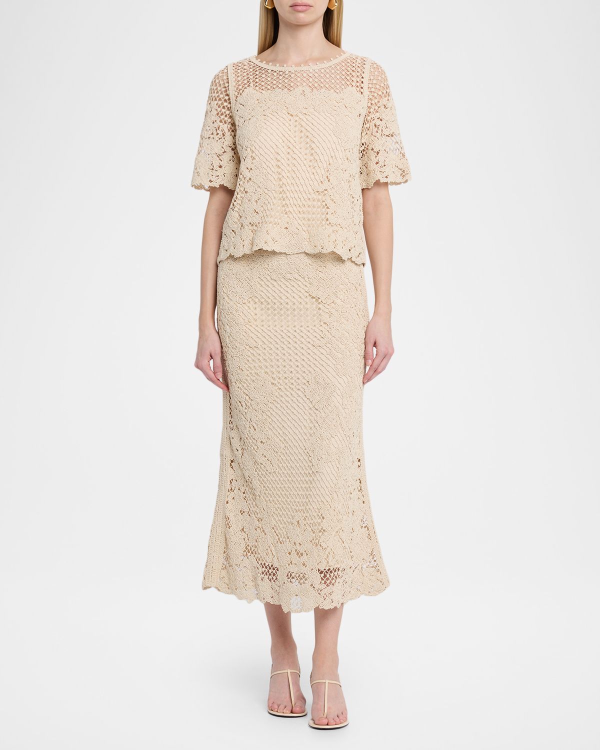 Kobi Halperin Magnolia Linen Scoopneck Blouse