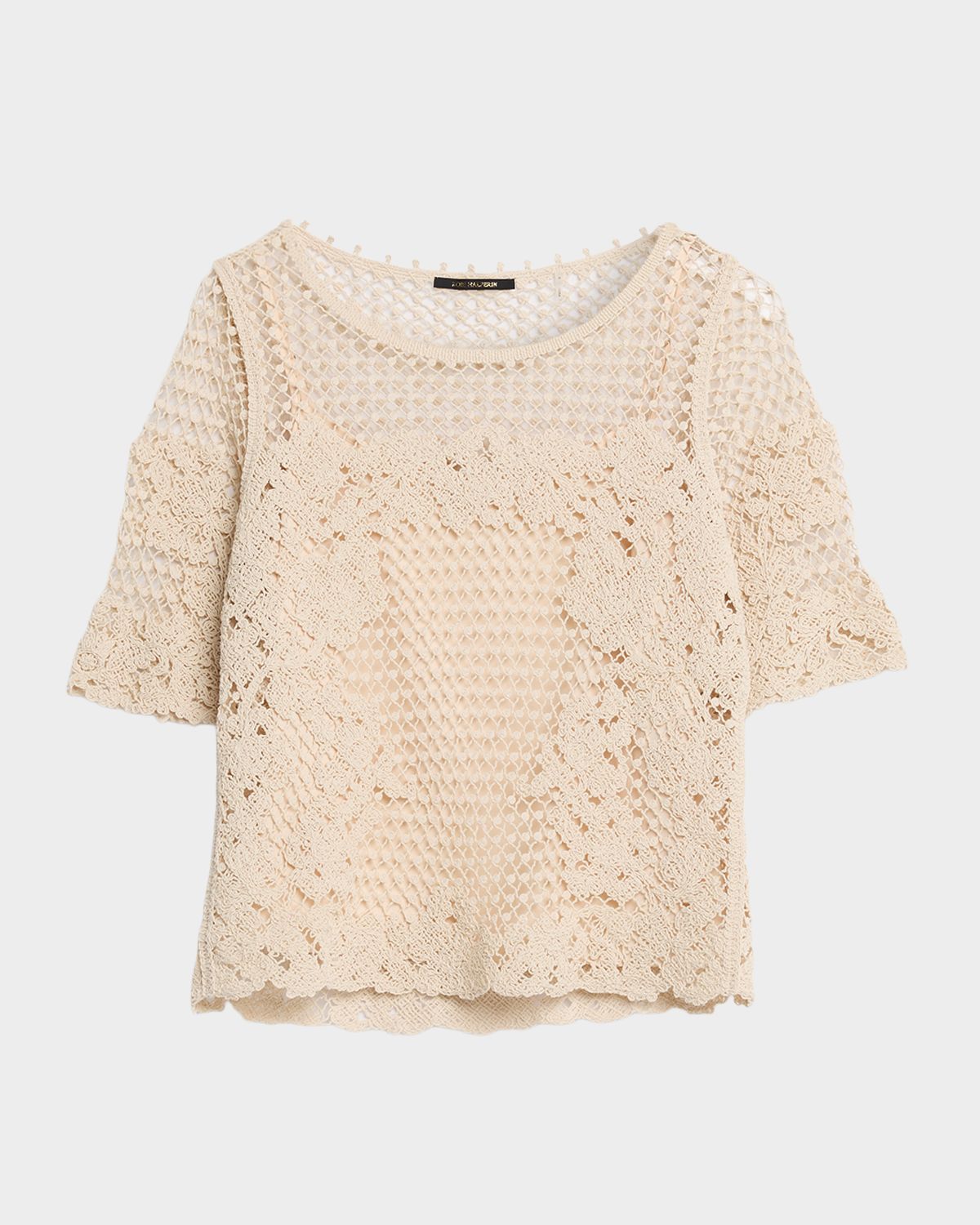 Kobi Halperin Magnolia Linen Scoopneck Blouse