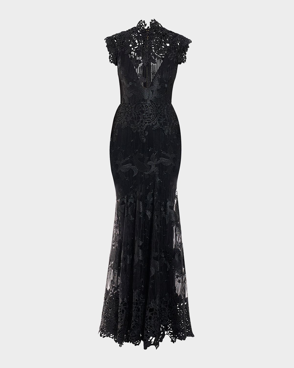 ZHIVAGO Stolen Dreams Sheer Lace Mermaid Gown