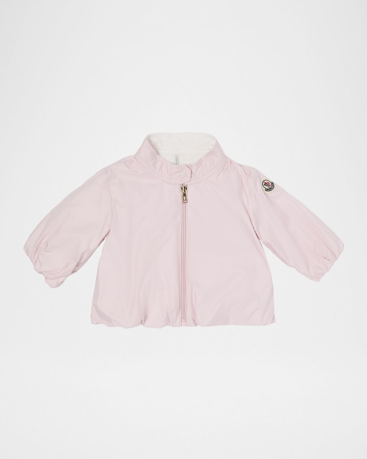 Moncler Girl 's Luce Zip-Front Bomber Jacket, Size 6M-3