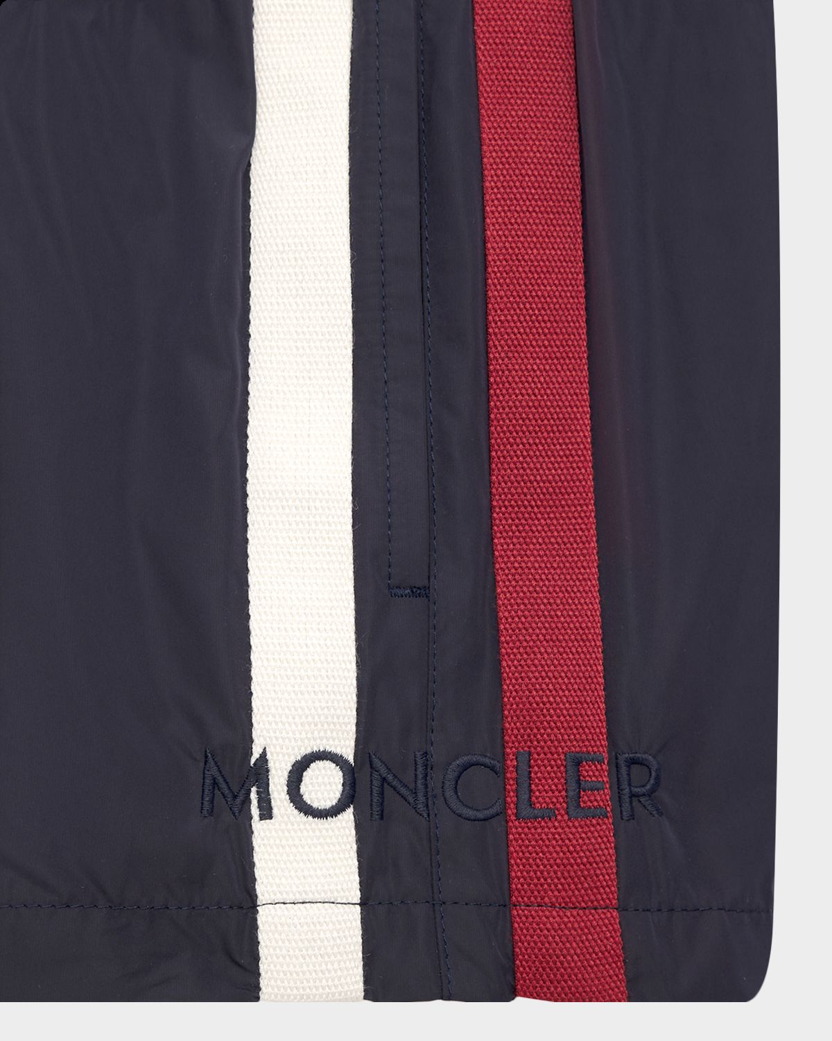 Moncler Boy 's Logo-Embroidered Swim Shorts, Size 4-6 | Thumbnail 3 Moncler Boy 's Logo-Embroidered Swim Shorts, Size 4-6 | Thumbnail 3